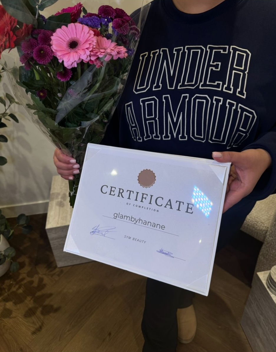 Cursist met certificaat SYM Beauty